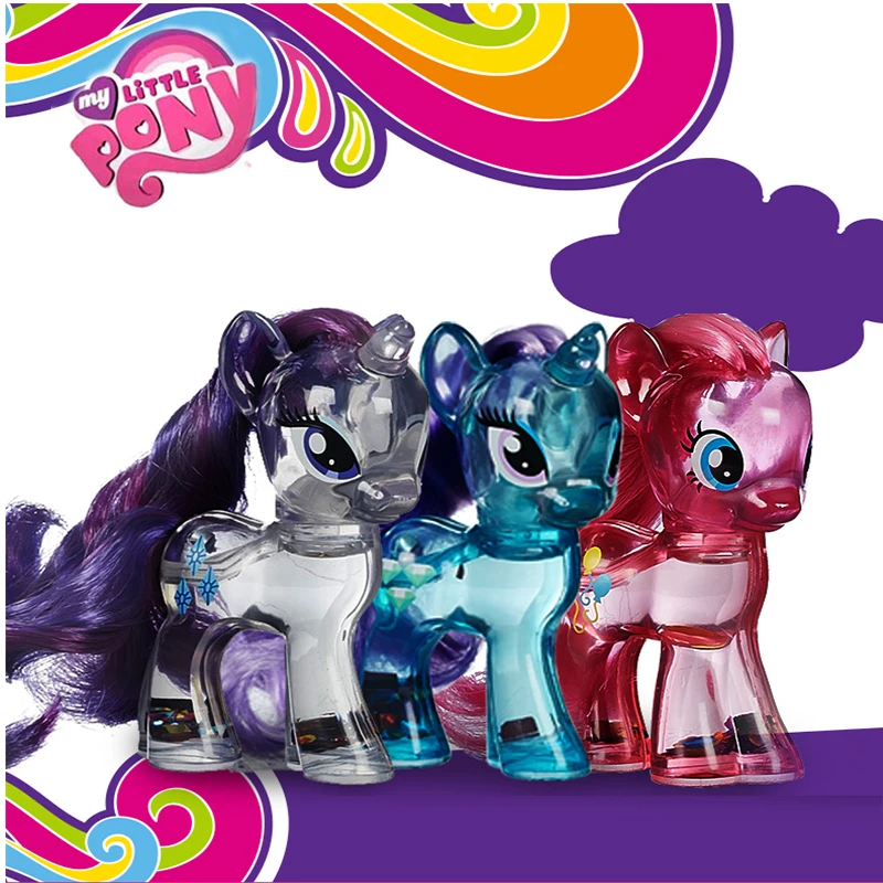 Бренд My Little Pony, кристально чистая Радуга, для девочек, Dash, Пинки Рарити, игрушки для детей, подарок на день рождения, Bonecas