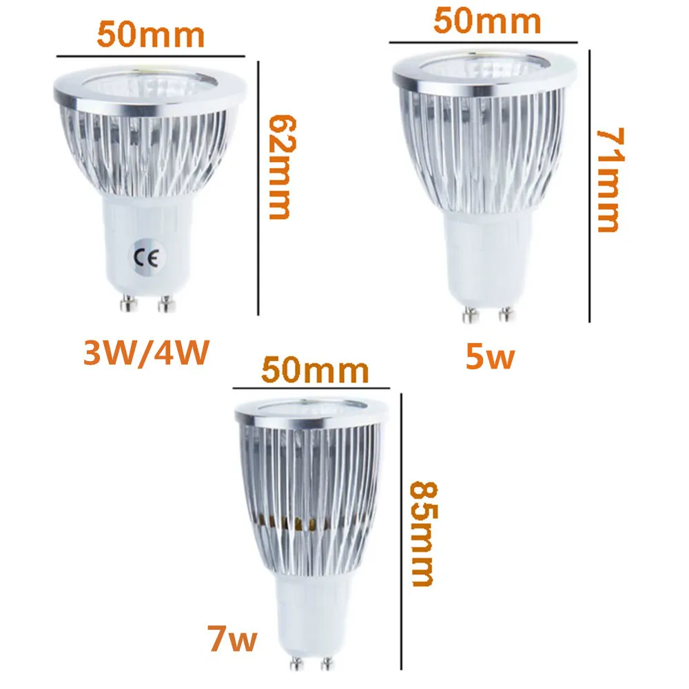 Светодиодный прожектор 12v MR16 cob Лампа 220v GU10 E27 E14 3w 5w 7w теплый белый 3000k природа 4000k