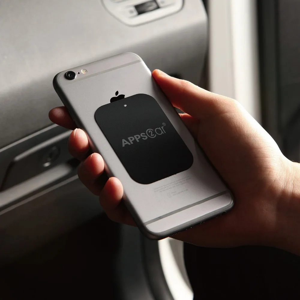 APPS2Car металлическая пластина с 3M клеем для магнитного автомобильного крепления