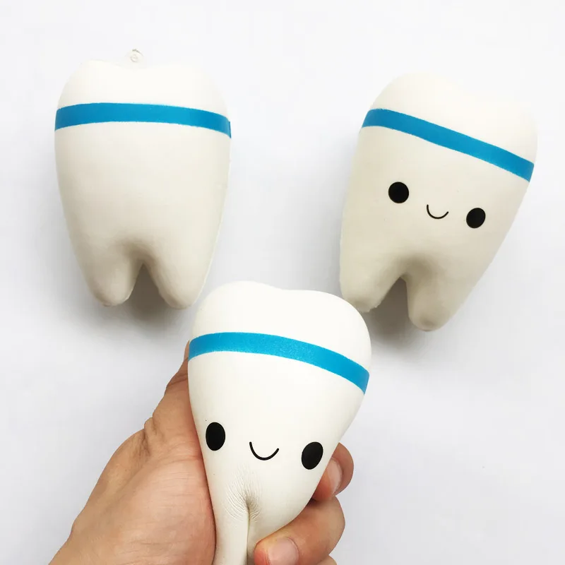 Мягкая игрушка пингвин зуб Тыква squishies медленный рост 10 см 12 см мягкий сжимающий милый сотовый телефон ремень подарок стресс детские игрушки