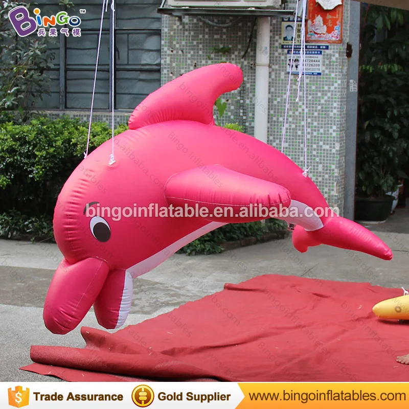 

Customized 1.2X1X1.3 meters inflatable dolphin / PVC material Vivid air sealed dolphin inflatable for display toys