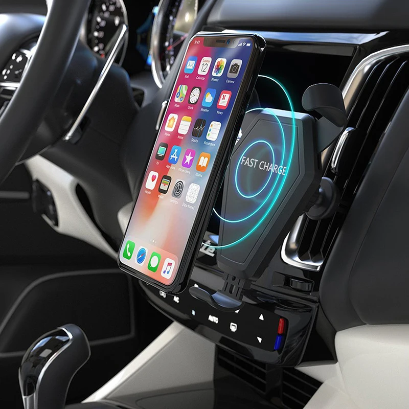 BALMORA автомобиля Быстрая Зарядка QI Беспроводной Зарядное устройство для iPhone X 8 plus