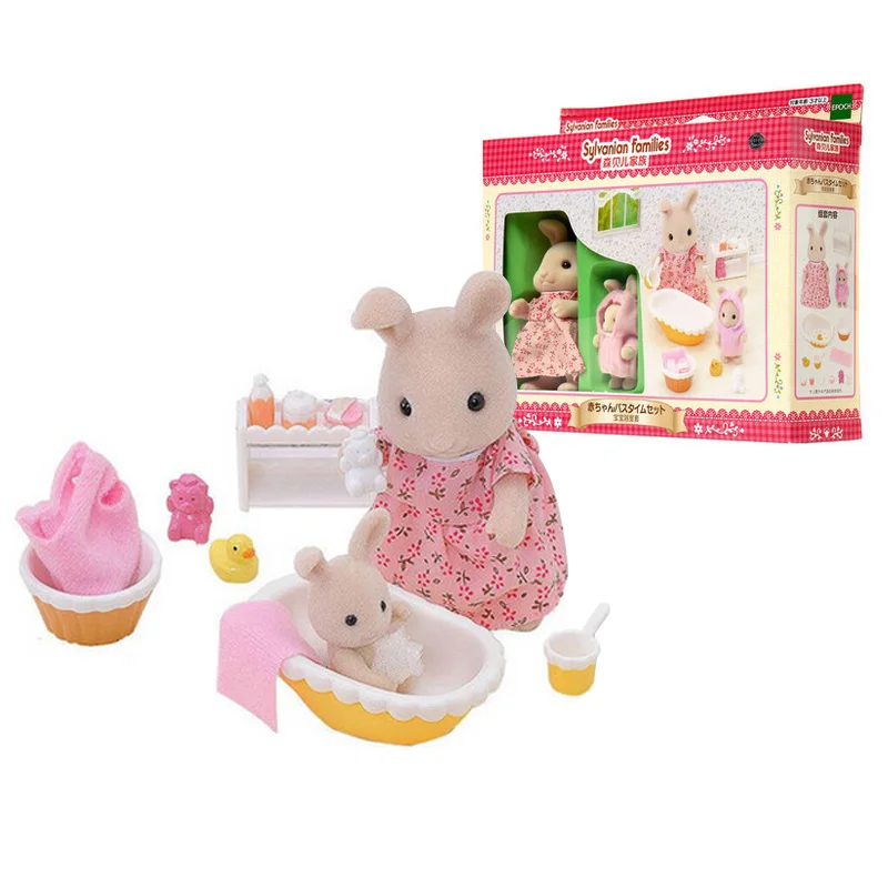 Sylvanian Families Набор для игры в кукольный домик мамы и ребенка w/2 фигурки аксессуары