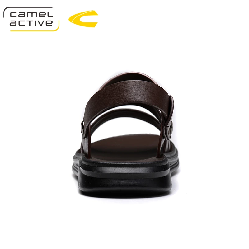 Мужские пляжные сандалии Camel Active натуральная кожа дышащие шлепанцы летняя обувь