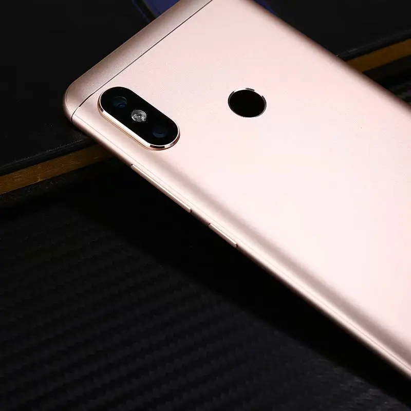 Оригинальный корпус для Xiaomi Redmi Note 5 Pro Note5 Металлическая задняя крышка с кнопками