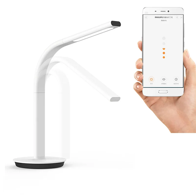 Xiaomi Mijia Smart DeskLamp, светодиодный светильник, настольная лампа, 2-й Настольный светильник, 4000K 10 W, двойной светильник, IOS, Android, приложение, управление