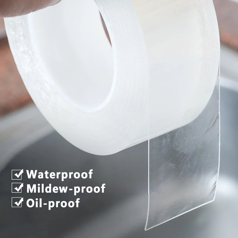 5 см Ванная комната Кухня Mildewproof водонепроницаемый акриловый прозрачный скотч раковина зазор Туалет угловая линия уплотнение полосы стикер