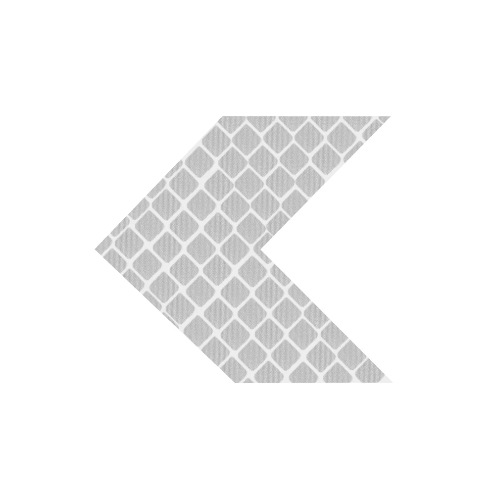 Светоотражающая лента со стрелками предупреждаПредупреждение клейкая для
