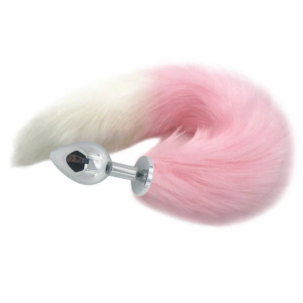 Cute Soft Cat ears Headbands with Fox Tail Bow Metal Butt Anal Plug Erotic Cosplay Accessories Adult Sex Toys for Couples | Красота и