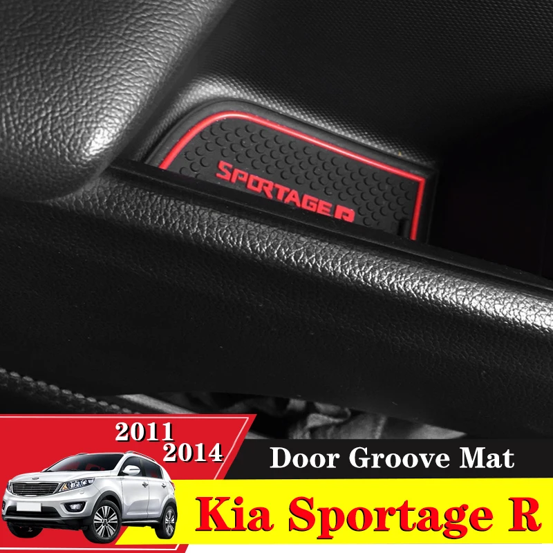 13 шт. Нескользящие Коврики для дверей Kia Sportage R 2011 2012 2013|Лепнина интерьера| |
