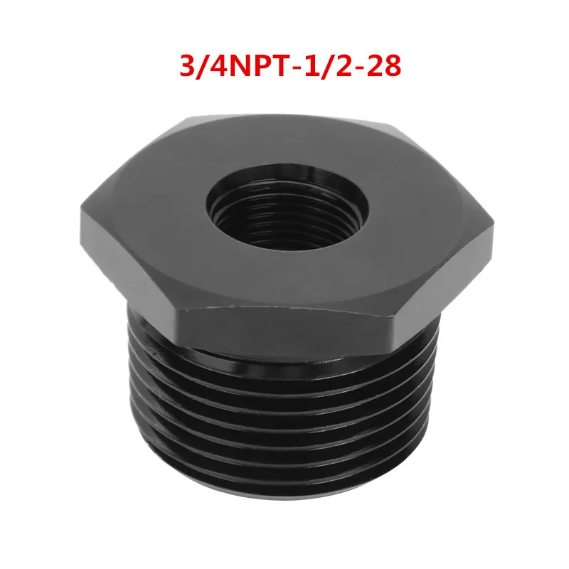 C 13/16-16 3/4-16 3/4NPT до 1/2-28 5/8-24 резьбовой масляный фильтр алюминиевый литой адаптер Универсальный для автозапчастей - Цвет: C