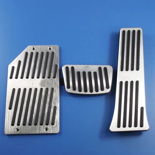 DEE Car Accessories High quality Aluminium Accelerator Brake Footrest Pedals Pad, Pedal for Hyundai IX35 2008-2015 AT Stickers