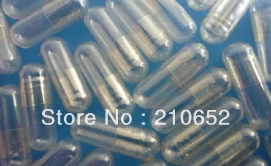 Высококачественная полая капсула/фармацевтическая упаковка 0 # прозрачная