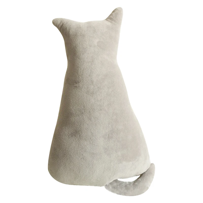 

1pc 45cm Soft Fashion Back Shadow Cat Seat Sofa Pillow Cushion Cute Plush Animal Stuffed Cartoon Pillow Great Toys for Gift