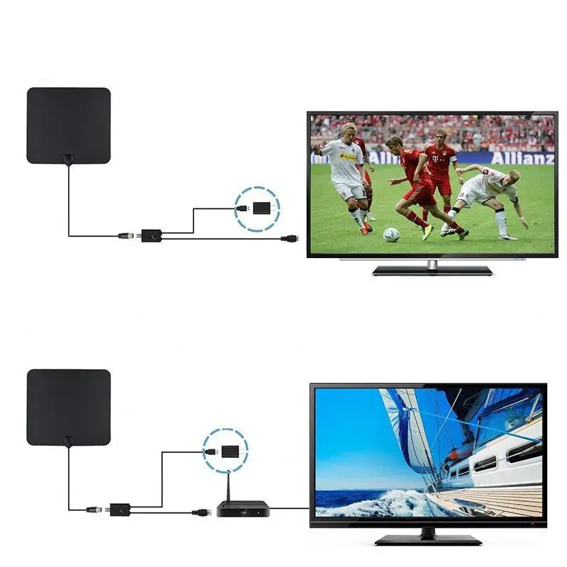 ТВ антенна HobbyLane d25 1080P 80 миль ATSC DVB ISDB|Телевизионные антенны| |