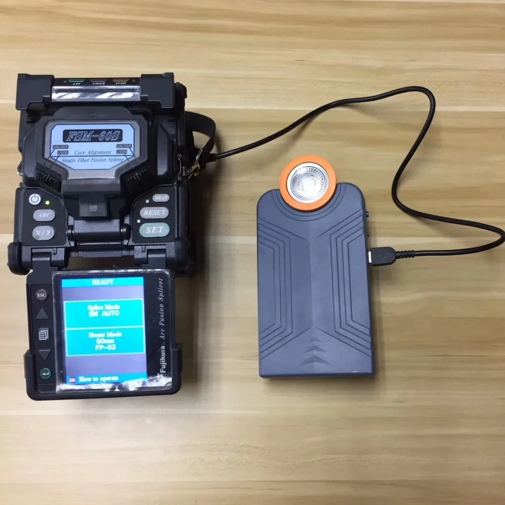 Бесплатная доставка 10000 мАч портативный аккумулятор для OTDR Fusion Splicer FSM 50S 60S 70S 80S 62S