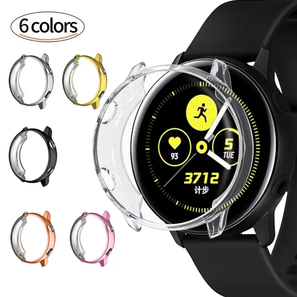 Тонкий защитный чехол для samsung galaxy active Watch Band Защитная пленка экрана из ТПУ мягкий