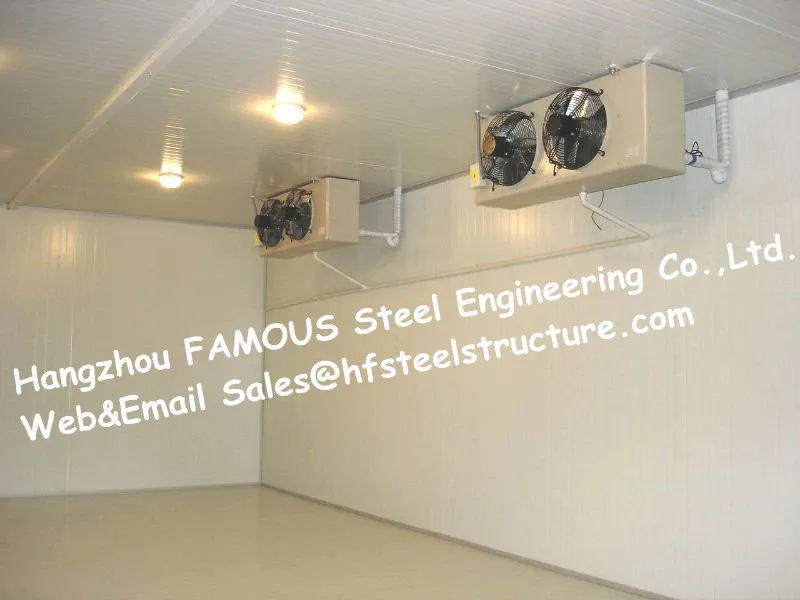 

China Supply Blast Freezer Cold Room For Vegetables And Refrigeration Unit / Industrial Freezer For Fresh Food
