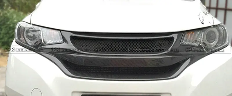 Автомобильный Стайлинг для Honda Jazz Fit GK5 14 17 углеродное волокно BG Style передний гриль