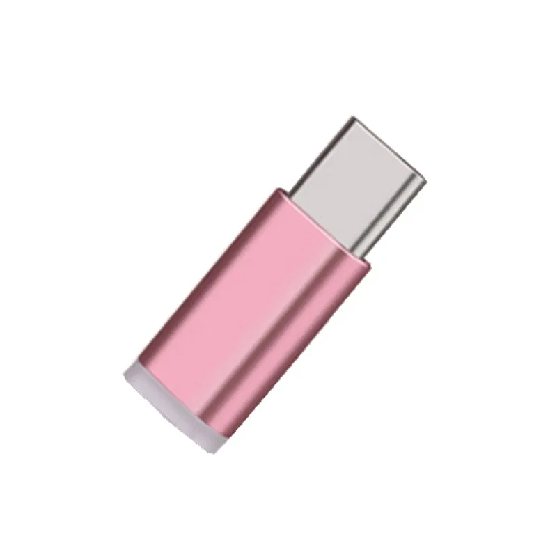 rose gold 2 шт. Micro USB-Type C USB C адаптер конвертер для huawei P20 Honor 9 10 Blackview BV8000/BV9000/Pro Oukitel Doogee Umidigi - Тип штекера: rose gold