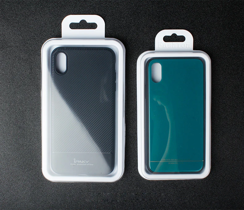 

100pcs Wholesale Universal Plastic Packaging Box for Phone Case Simple PVC Packing for iPhone 7 7plus X XS MAX Phone Back Cover