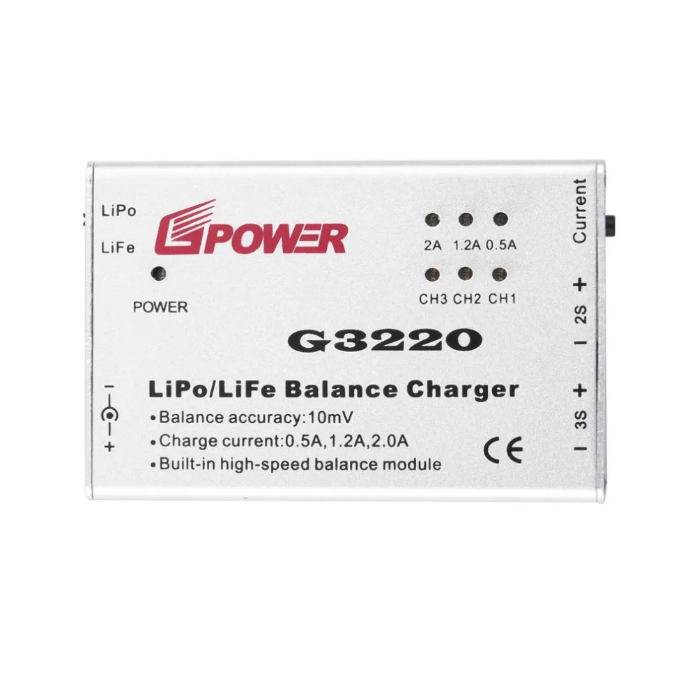 Портативный G3220 Lipo аккумулятор Зарядка скорость баланс зарядное устройство