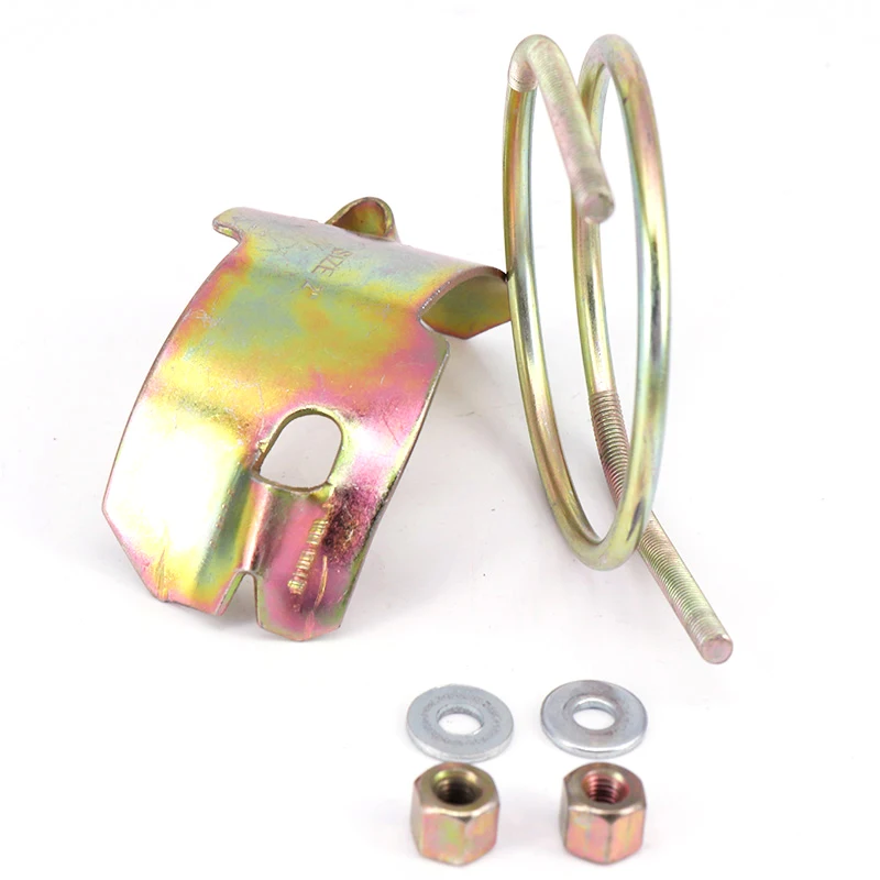

2Pcs Heavy Duty Strong Double Wire Hose Clamps Zinc plating Adjustable Hex Nut Wire Tube Clips Embrace Hoop Pipe Clips Fasteners
