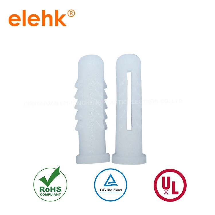 Sleeve Expansion Anchor White Plastic Wall Nails Expand Plugs 5x25mm 100PCS |