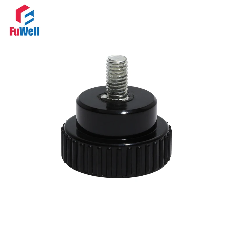 2 шт. M8 наружная резьба рифленая ручка бакелитовый винт искусственная головка 40