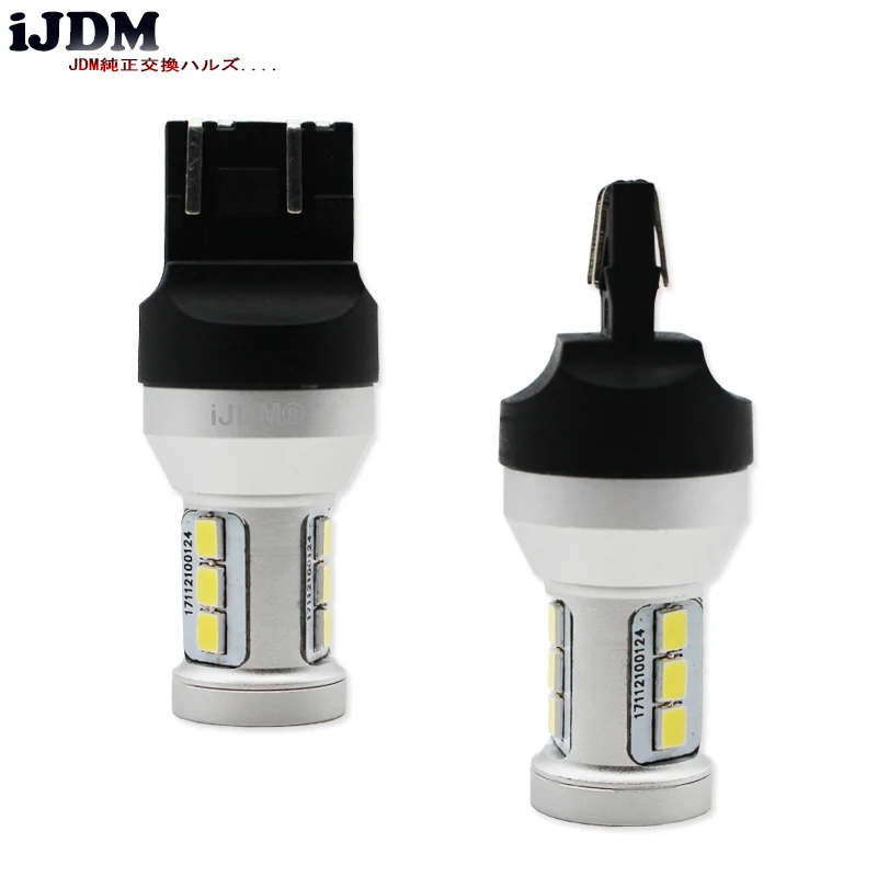 Светодиодные лампы iJDM 7443 T20 W21W W21/5W светодиодсветодиодный супер яркие 12 В