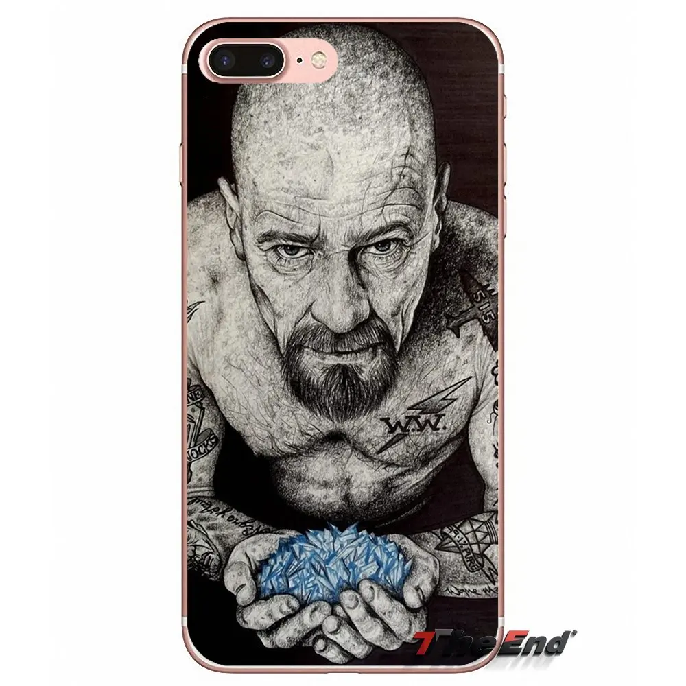 Для Apple iPhone X 4 4S 5 5S SE 5C 6 6s 7 8 плюс прозрачный мягкий чехол покрывает Breaking Bad Уолтер