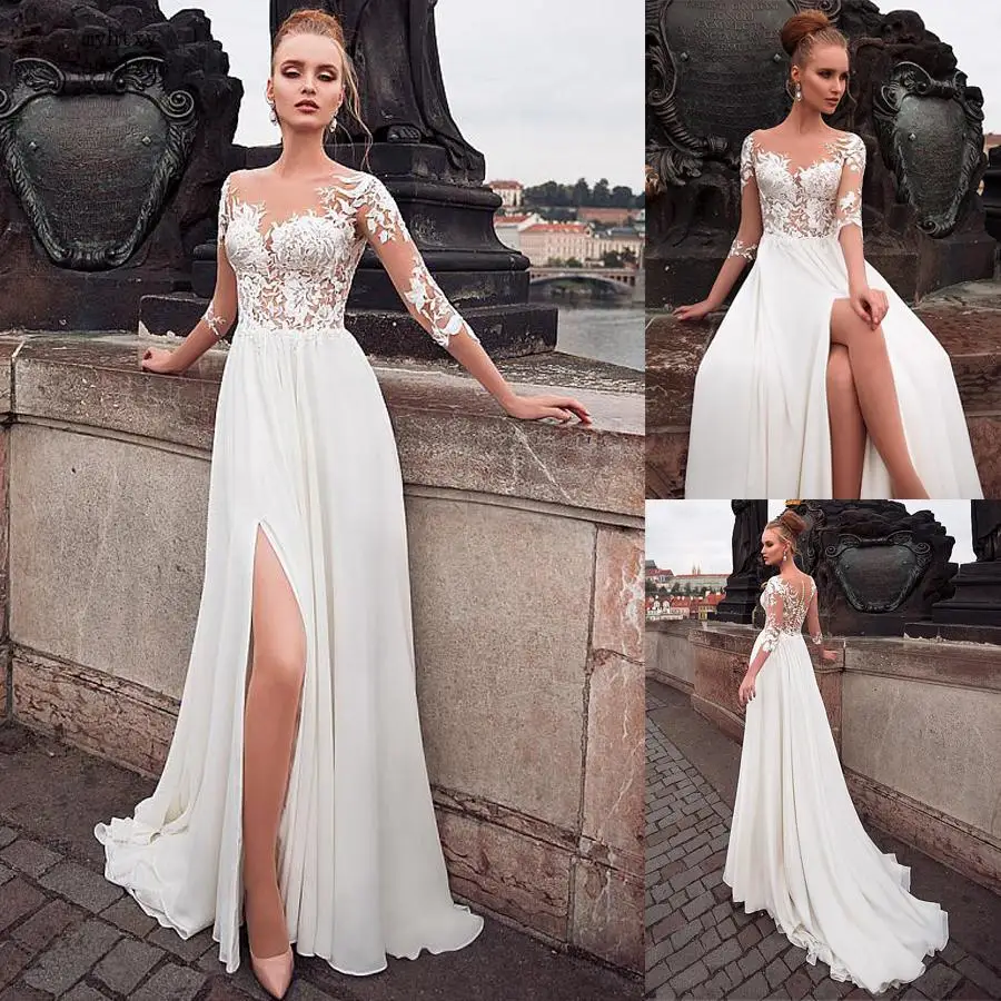 Шифоновое платье с вырезом лодочкой и прозрачным лифом недорогое пикантное