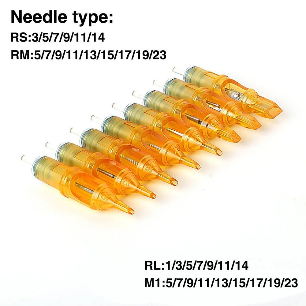 Одноразовые полуперманентные картриджи для татуажа 10 шт. иглы бровей ручка 5M1