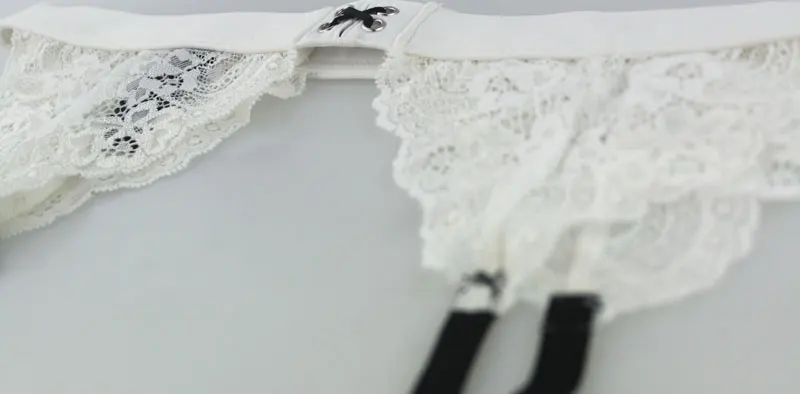 Новейший модный тонкий белый женский/Дамский Сексуальный Пояс для чулок