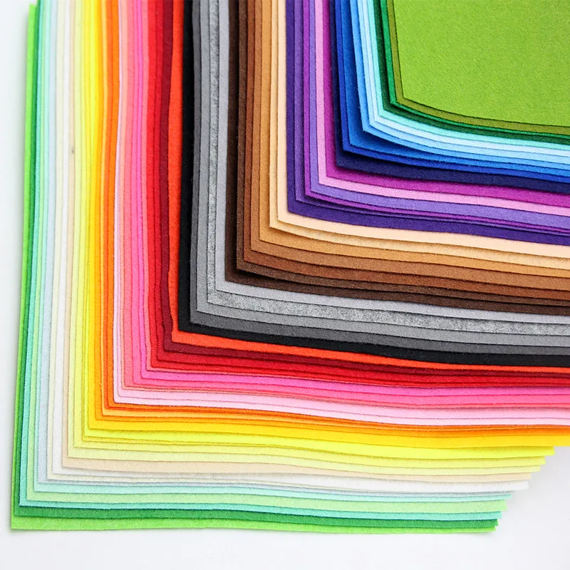 30*30 см 60 шт. нетканый Войлок Ткань Цветы DIY игрушки подарок красочная ткань ручной работы полиэстер Vilt Feltro Fieltro ручной работы