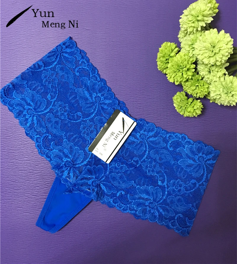 Сексуальное женское нижнее белье Yun Meng Ni стринги XXL G кружевные трусы женские