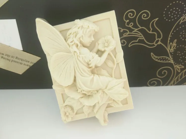 3D Ангел Феи силиконовые формы для мыла DIY помадные шоколадные украшения торта
