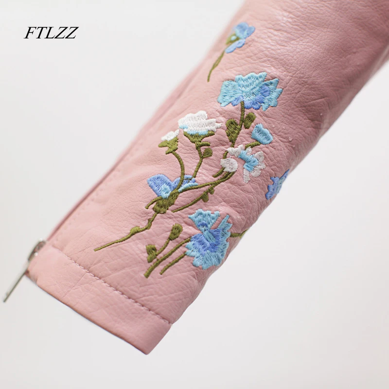 Ftlzz куртка из искусственной кожи женская модная винтажная мотоциклетная с