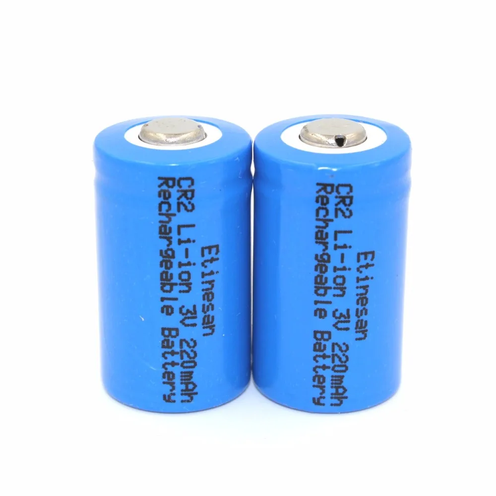 Литий ионные аккумуляторы Etinesan 15266( IFR CR2) 3 в 220 мАч 4 шт./лот|li-ion battery|battery safebattery lifepo4 |