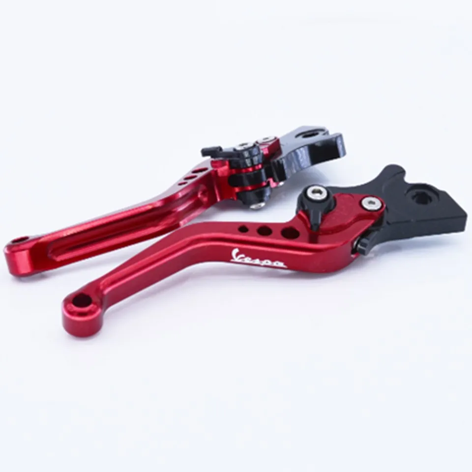 Mtkracing para vespa granтуризм 125/200 gts 125/250 s125/s250 2003-2017 cnc curto alancas de embreagem do freio da motociclet |