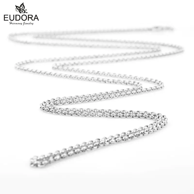 

76/114cm High Quality Snake Chain For Men Women 35/45 Inches 2.5mm Thin Long Chain Necklace fashion Jewelry