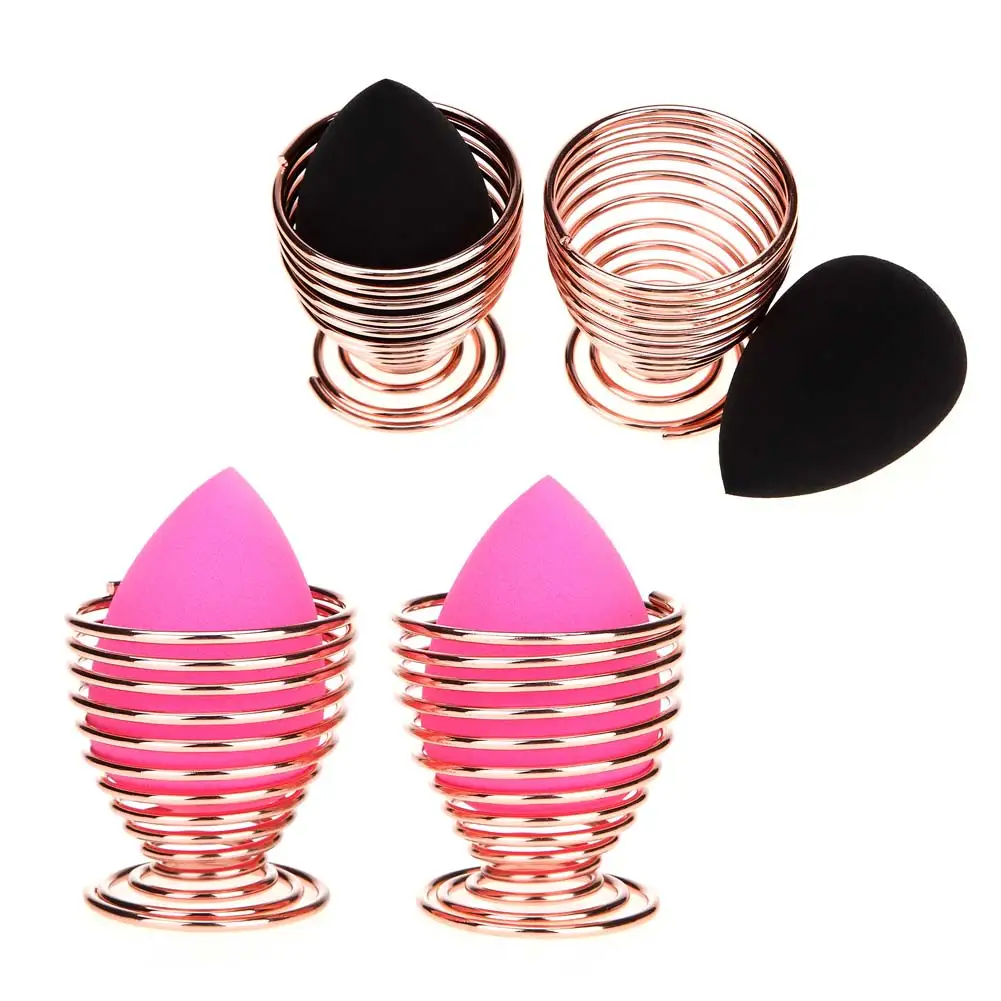 Горячие 2 шт держатели губки для макияжа с слоями Набор Дисплей Подставка яйцо