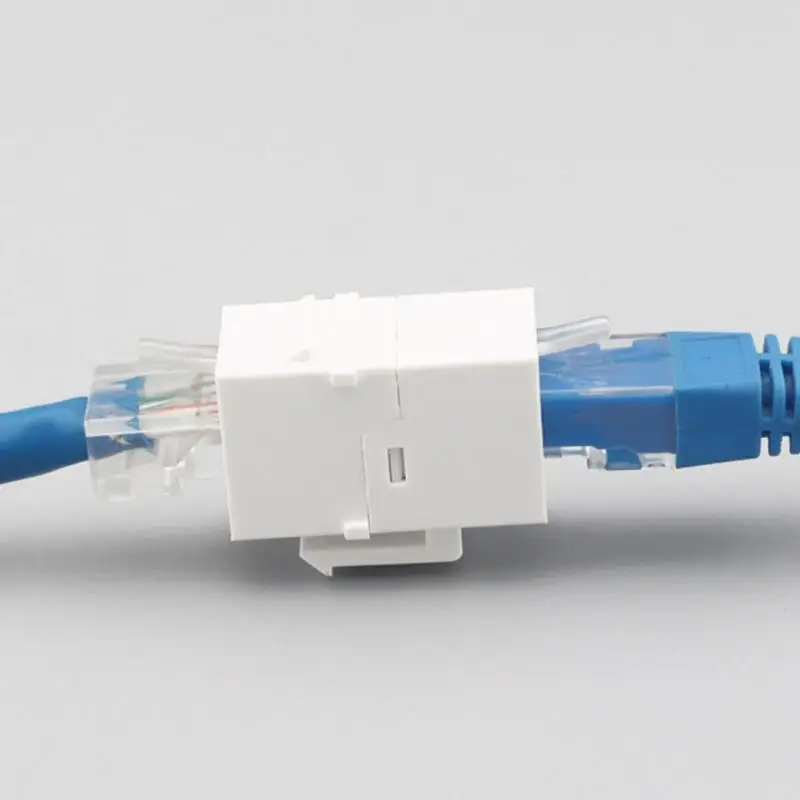 5 шт./компл. CAT6 RJ45 гнездовой соединитель Вставной разъем адаптера для настенной