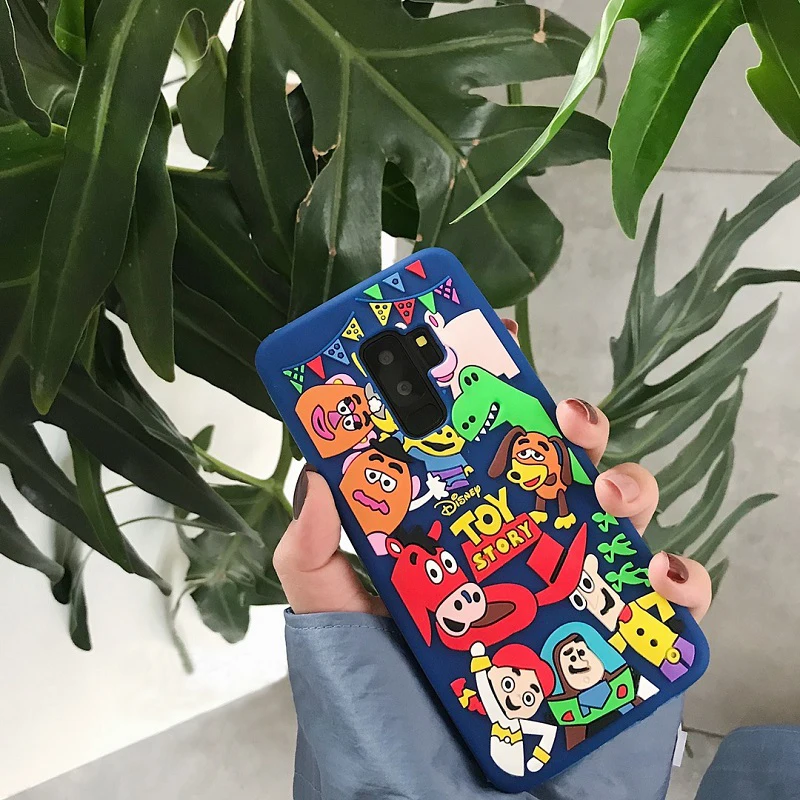 Yhbbcases мультяшный чехол для телефона Samsung Galaxy S8 S9 плюс Карамельный цвет 3D монстров