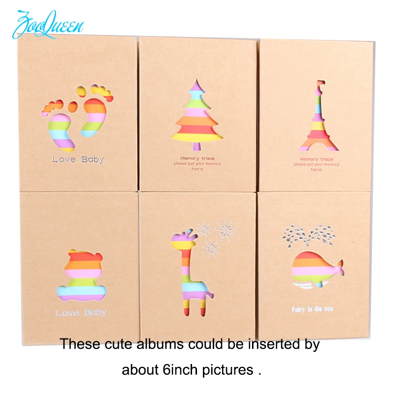 6-дюймовый/100 шт. Карманный фотоальбом интерлистного типа фотография для