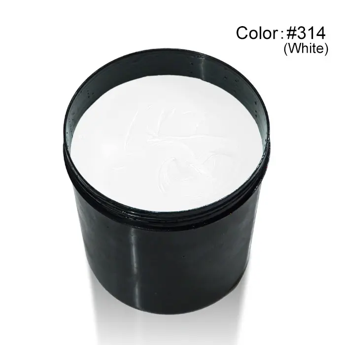 314 white 801 CANNI 1 кг сильный строительный гель для наращивания французский белый 25 цветов впитывающий УФ прозрачный строительный гель - Цвет: 314 white
