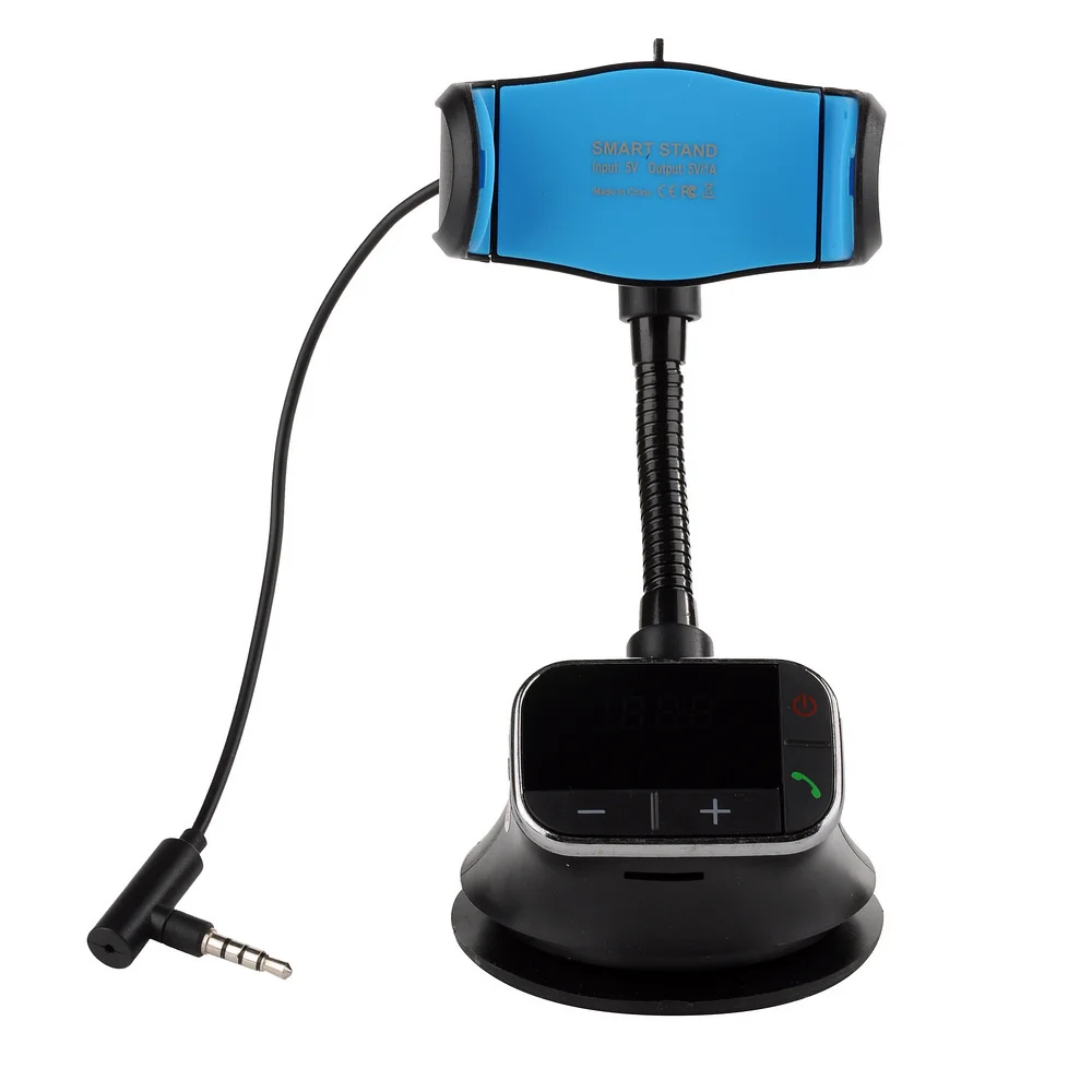 Автомобиль FM передатчик зарядное устройство держатель громкой связи для iPhone 6 5S 5