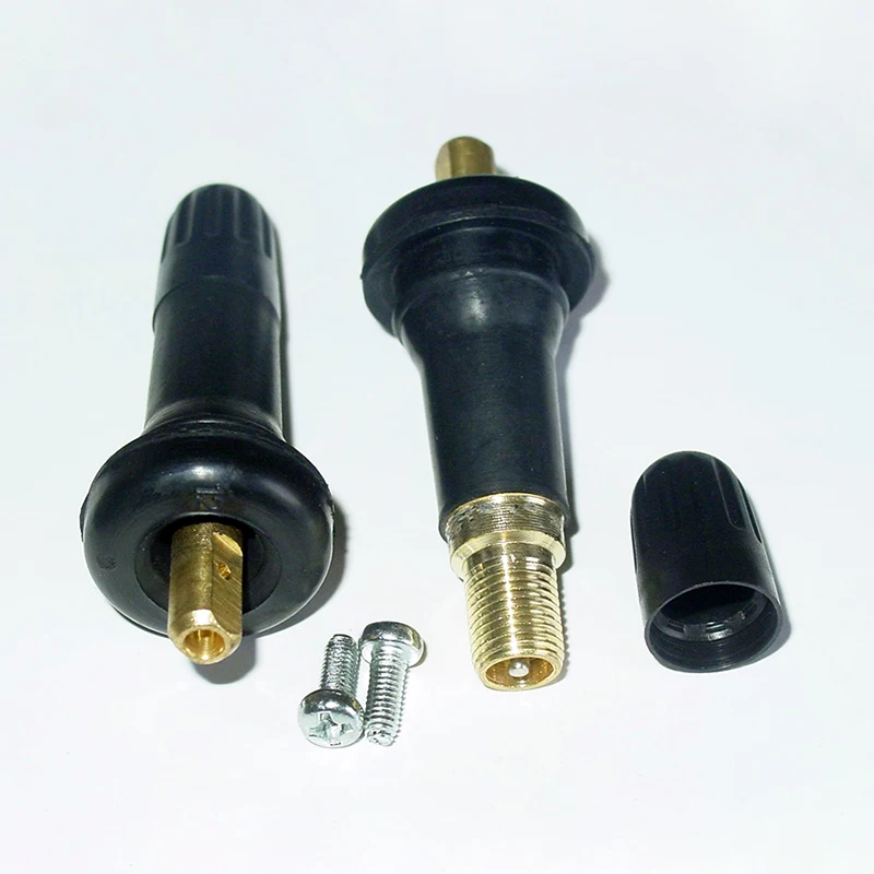 Клапан для шин TPMS413 100 шт. датчика TPMS резиновый защелкивающийся шток клапана