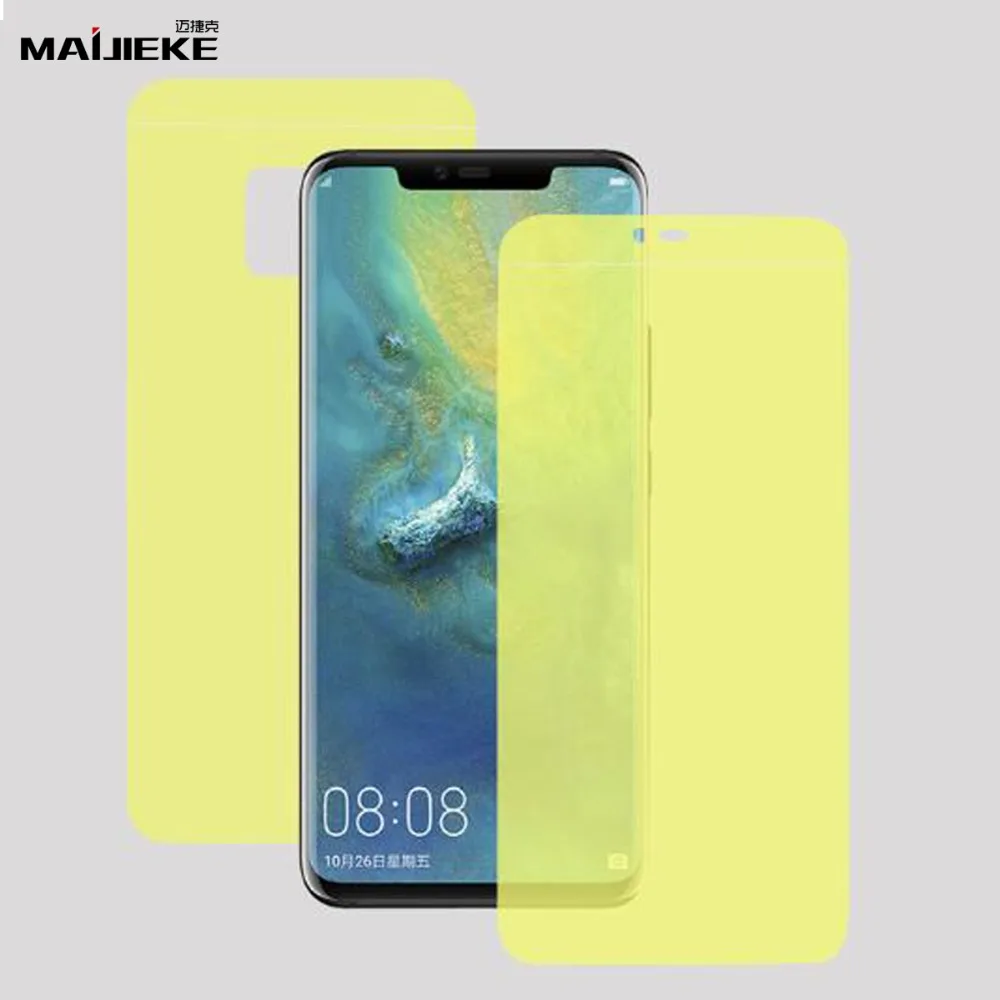 Hydrogel полное покрытие Передняя пленка для Huawei Honor 9 lite V20 Magic 8 Y6 2018 P Smart 7A Play P8 P9 P10 plus