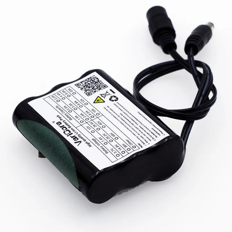VariCore 12 v 2600 mAh 18650 литий-ионный аккумулятор Перезаряжаемые аккумуляторная батарея